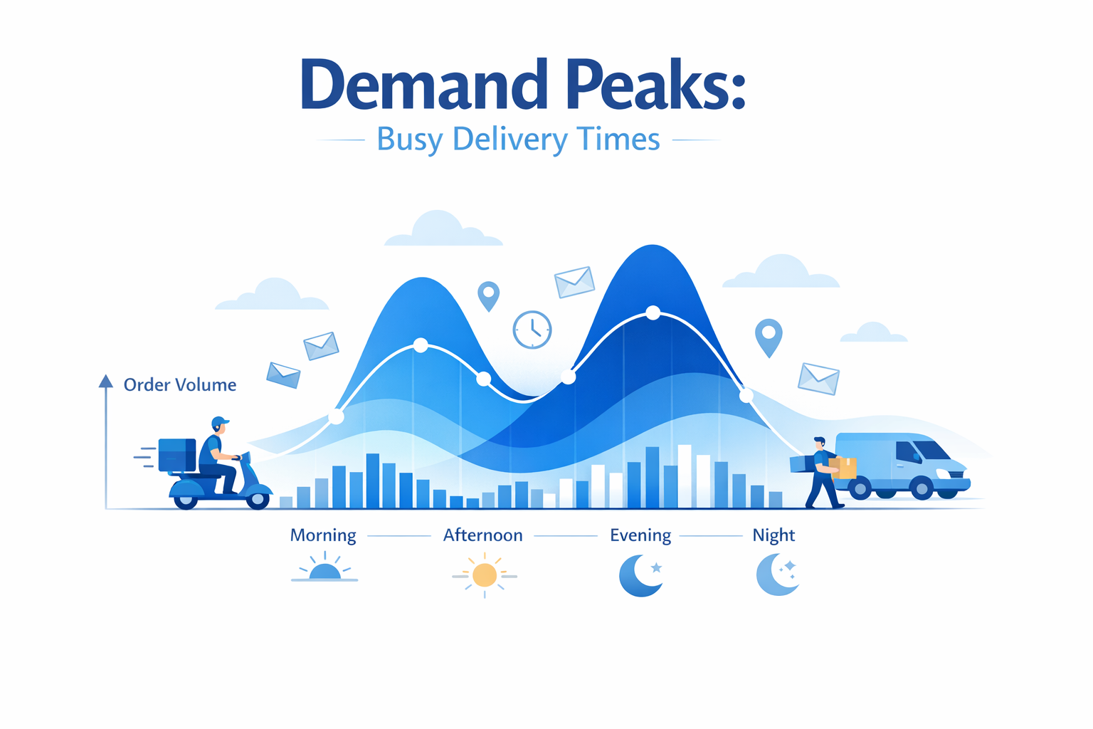 Demand Peaks and Order Volume